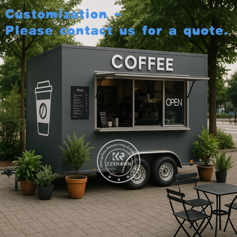 Food Snacks Chips - custom.Modern Mobile Kitchens Food Trailer Truck