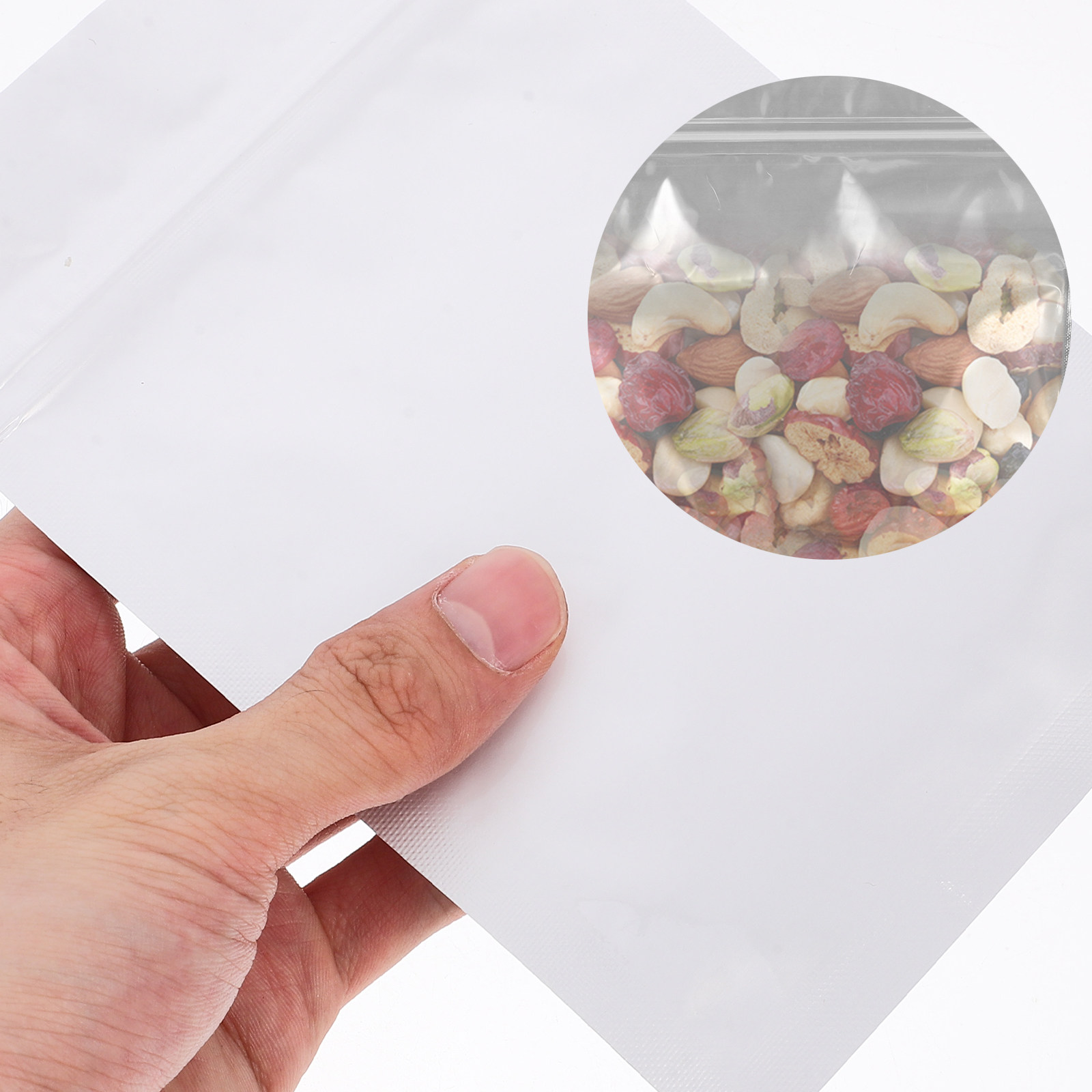 50Pcs Airtight Resealable Bags - Food With Snacks review and price