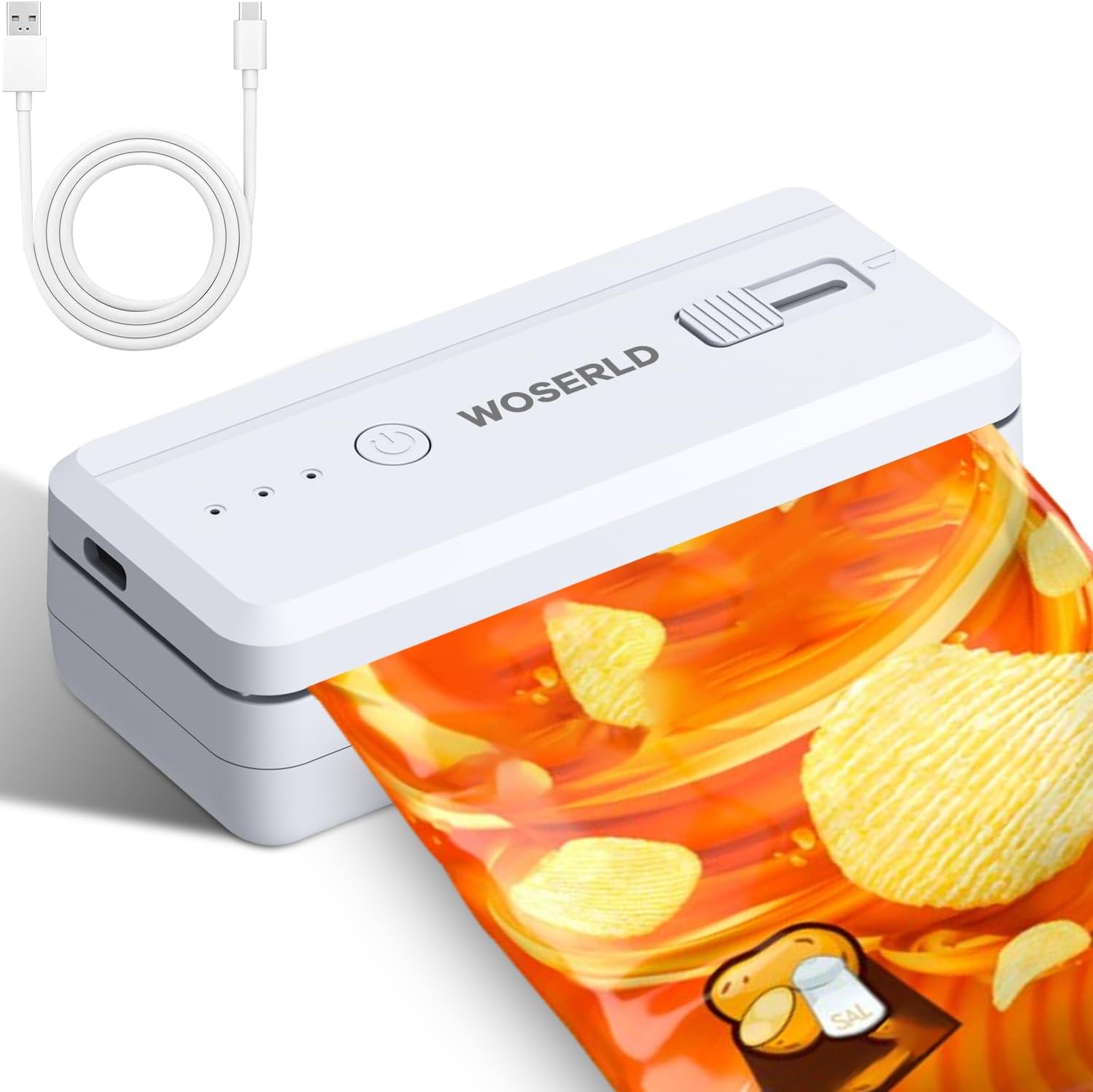 Mini Bag Sealer,Rechargeable S - Food Snacks Chips review and price