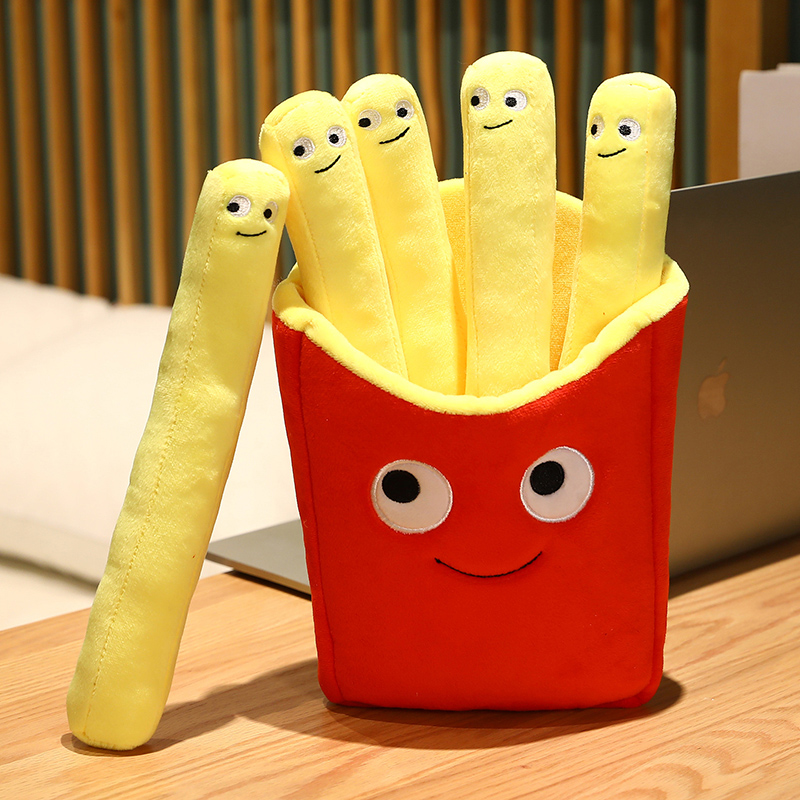 Smile French Fries Plush Stuff - Food Snacks Chips review and price