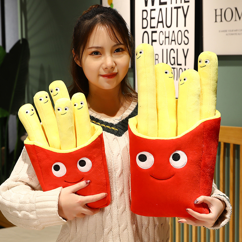 Smile French Fries Plush Stuff - Food Snacks Chips review and price