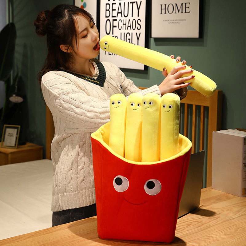 Smile French Fries Plush Stuff - Food Snacks Chips review and price