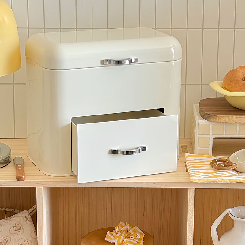Cream Style Iron Storage Cabin - Food Snacks With Iron review and price