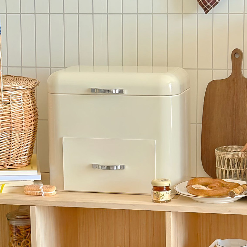Cream Style Iron Storage Cabin - Food Snacks With Iron review and price
