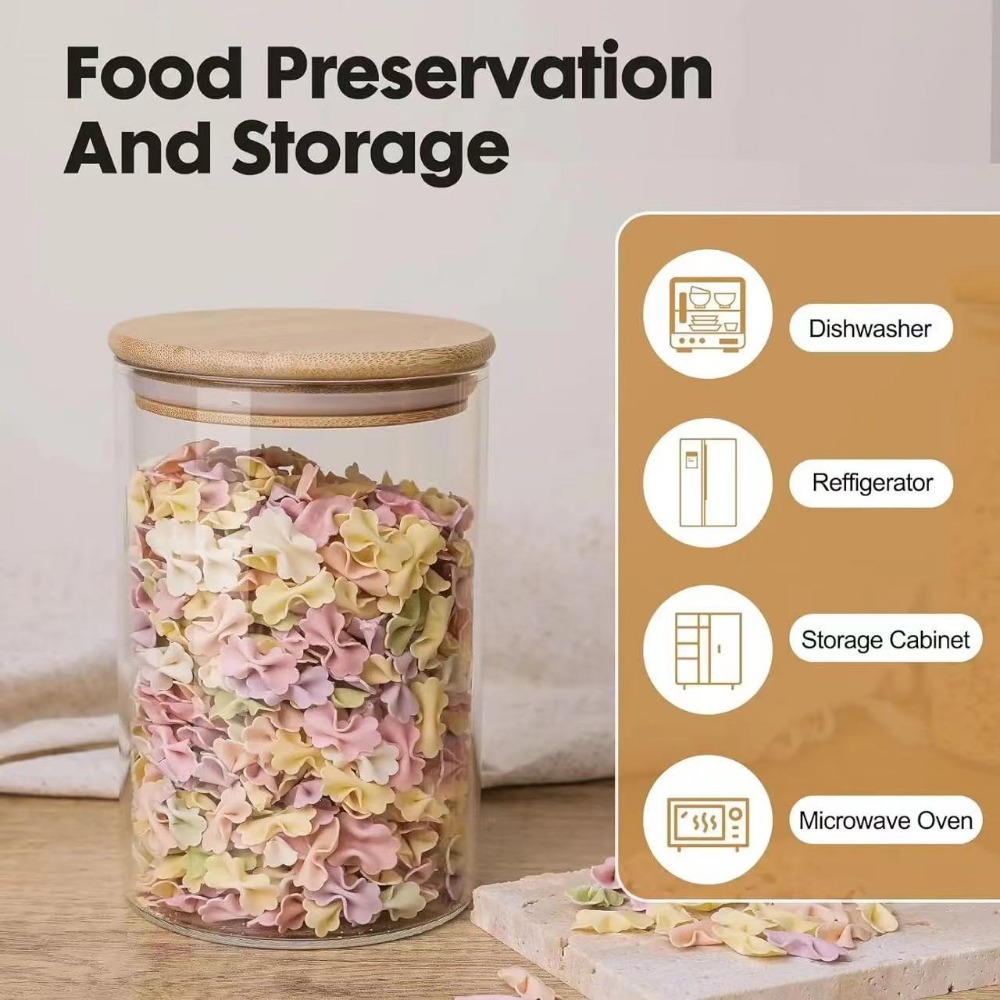 Glass Food Storage Tank with M - Homemade Food Snacks review and price