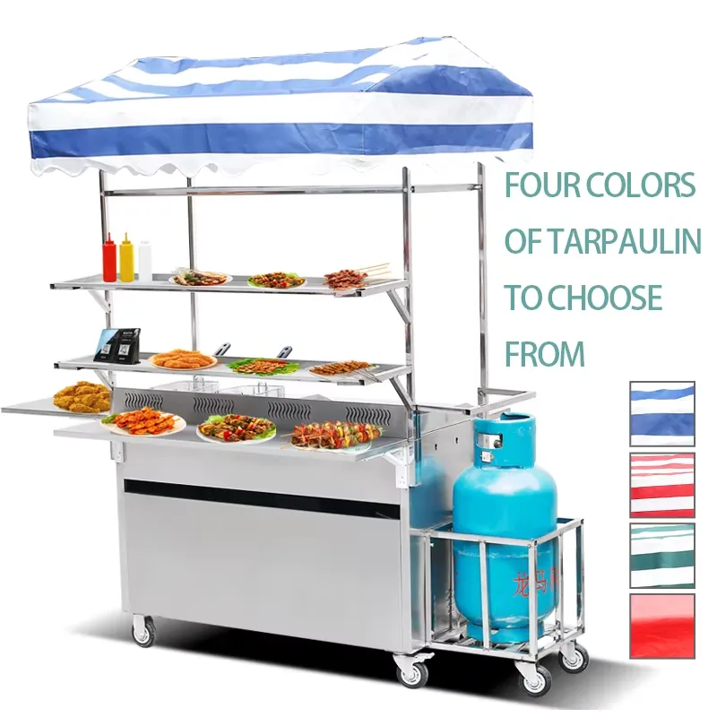 HOT Mobile Snack Cart Commerci - Snacks Food Warmer review and price