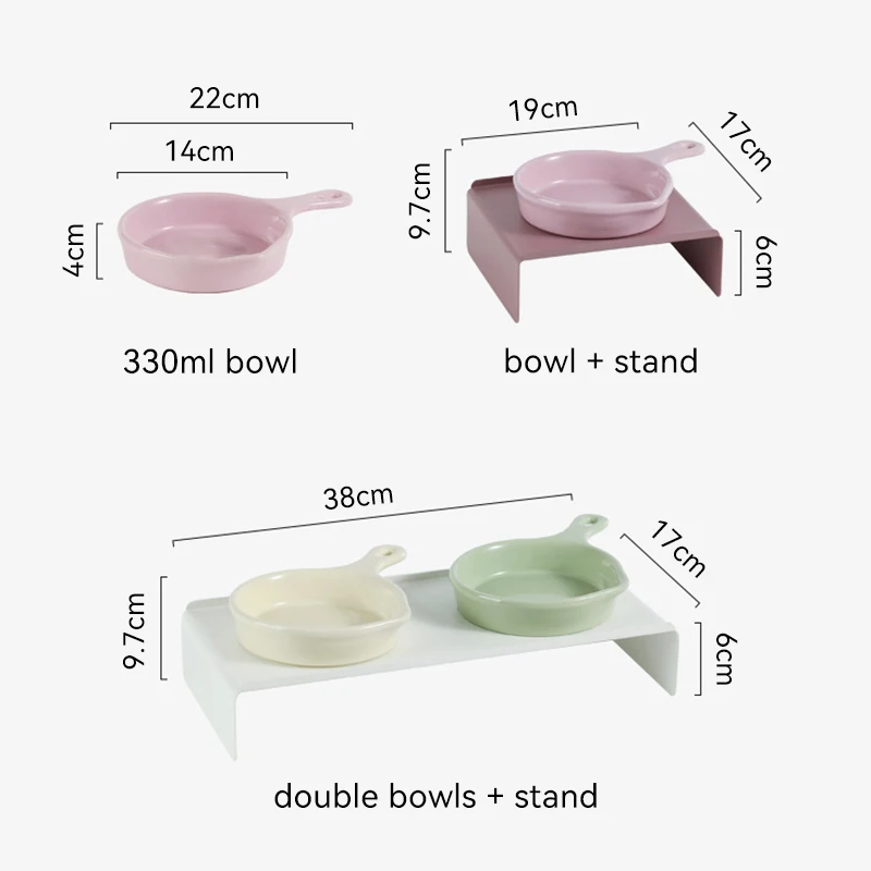 Cat Food Water Bowl with Handl - Food Snacks With Iron review and price