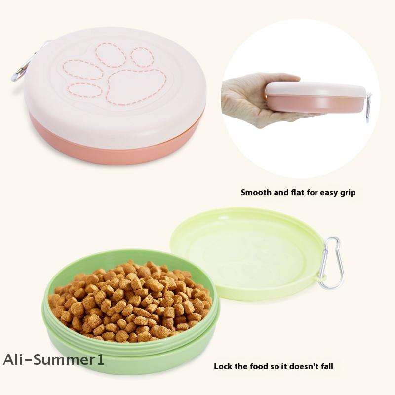 【E】1pc Pet Travel Bowl Pet Out - Food E Snacks review and price