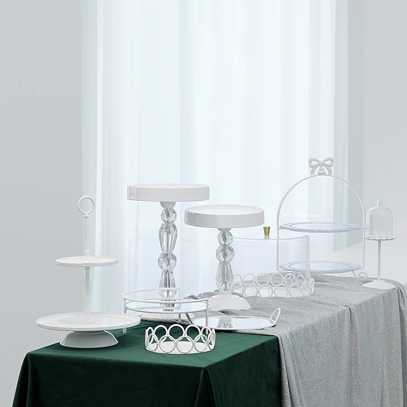 White cake tray wrought iron c - Food Snacks With Iron review and price