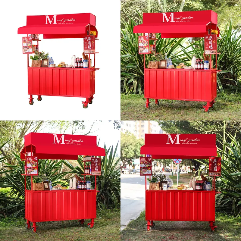 Wrought Iron Food Cart Outdoor - Food Snacks With Iron review and price
