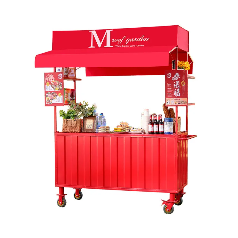 Wrought Iron Food Cart Outdoor - Food Snacks With Iron review and price