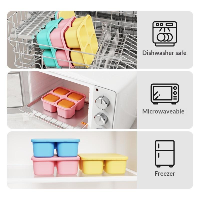 Silicone Snack Box: Food Grade - Food Snacks For School review and price
